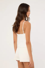 Perfect Stranger Lula Low Rise Shorts White