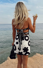 Happy Halter Mini Dress ~ Toasted Coconut Crochet