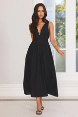 Chasing Daylight Maxi Dress Black