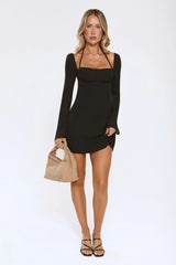 Trendiest Girl Mini Dress Black