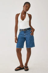 Worship Worship Sloucher Short Worn Blue Rinse