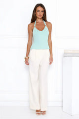 Smooth Standard Halter Top Mint
