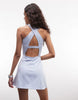 Nike One Training Dri-Fit sleeveless dress in light blue