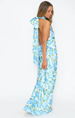 Lisa Maxi Dress ~ Cottage Floral Blue