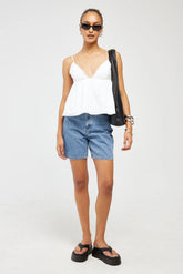 Luck & Trouble Eloise Broderie Top White