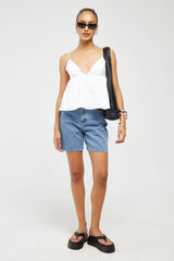Luck & Trouble Eloise Broderie Top White