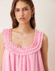 Kiss The Sky Dolly off the shoulder frill baby doll mini dress in hot pink