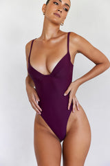 prune underwired swimsuit
