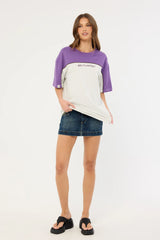 Rusty Polar Ops Oversize Short Sleeve Tee Ice Marle