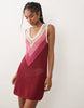 Mango Teen knit mini dress in multi