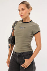 Neovision Perpetual Ringer Tee Khaki Green