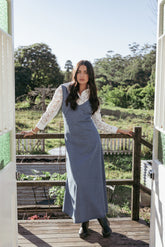 Odelia Denim Maxi Dress - Indigo