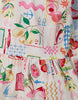 Accessorize postcard print mini beach dress in multi