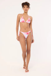 L&t Loula Bloom Bikini Bottom Blue Print