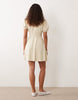 Miss Selfridge knit fit and flare mini dress in oatmeal