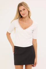 Perfect Stranger Minari Tailored Mini Skirt Charcoal