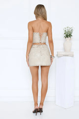 Studded Up Set Nude