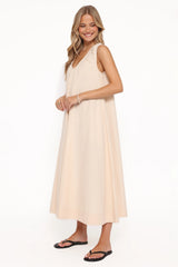 Laurita Maxi Dress - Oatmeal