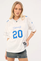 Neovision Glint V Neck Jersey Tee White