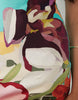 boat neck placement print dress