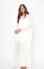 Olsen Maxi Dress ~ Wedding Cake Chiffon