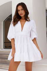 LILISROSE Sweetest Treat Mini Dress White