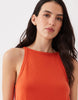 mini trapeze dress in red