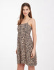 ONLY cami mini dress in leopard print