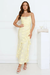 Daisy Whisper Maxi Dress Yellow
