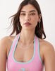 Kulani Kinis knot halter mini dress in bubblegum pink