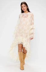 Joelle Maxi Dress ~ Dainty White Lace