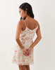 VILA Petite woven cami mini dress in white floral print