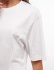 Monki contoured T-shirt mini dress in white