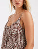House of Sunny floaty mesh trapeze dress in zebra print