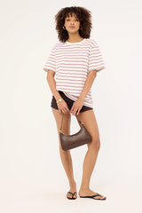 Perfect Stranger Oversized Stripe Tee Blue Stripe