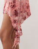 Miss Selfridge burn out hot fix cami festival cowl mini dress with hanky hem