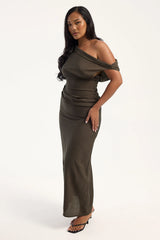 Lioness Sweetheart Maxi Dress Cocoa