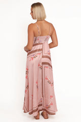 Elanor Maxi Dress - Pink Cocoa