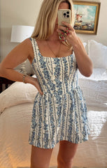 Nina Skort Dress ~ Blue Bliss Stripe