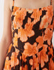 Miss Selfridge spun strappy maxi dress in hibiscus