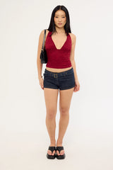 Lioness Afterglow Mini Short Dark Denim