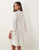 Accessorize flute sleeve kaftan dress in ivory