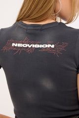 Neovision Shockwire Baby Tee Washed Black
