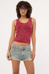 Rusty X-Tina Pheonix Low Rise Denim Mini Short Dirty Dawg