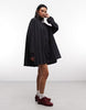 Nike pleated mini dress in black