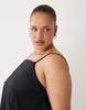Esmée Curve midaxi beach dress in black