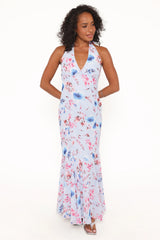 Lavie Maxi Dress - Blue Floral