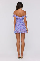 Into The Floral Mini Skirt Lilac