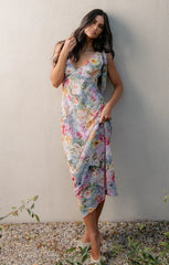 Emma Midi Dress ~ English Garden