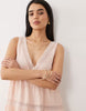Iisla & Bird mini dress in dusky pink